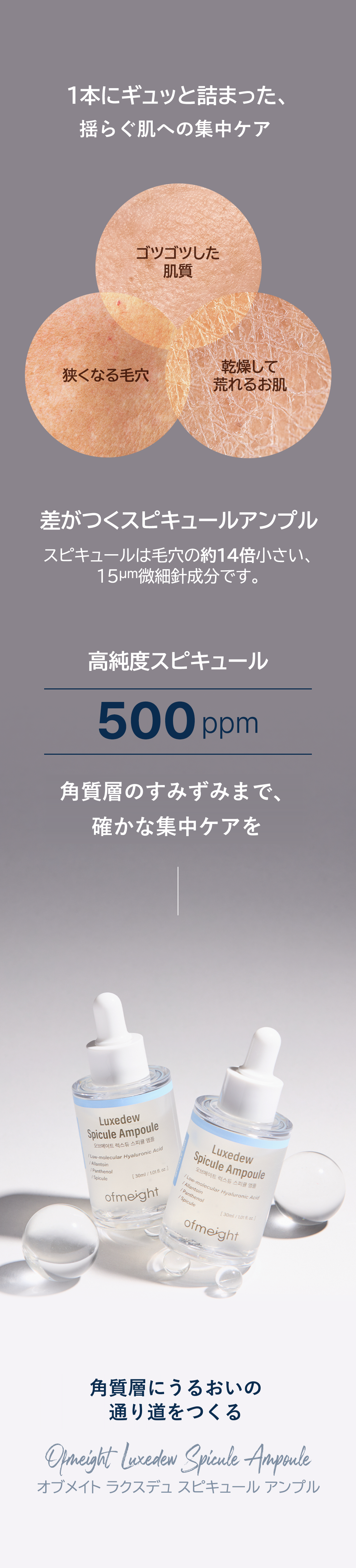 Spicule 500ppm